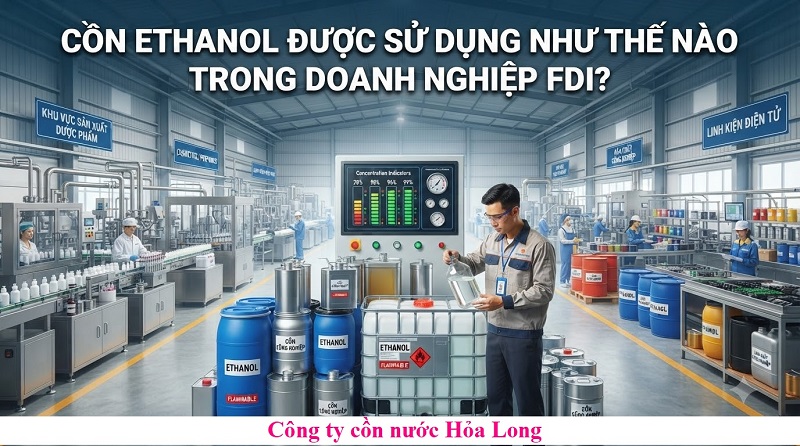 Cồn Ethanol Cho Doanh Nghiệp FDI – Giải Pháp Cung Ứng Nguyên Liệu Ổn Định